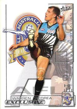 2002 Select AFL Exclusive - All Australian #AA11 Warren Tredrea Front